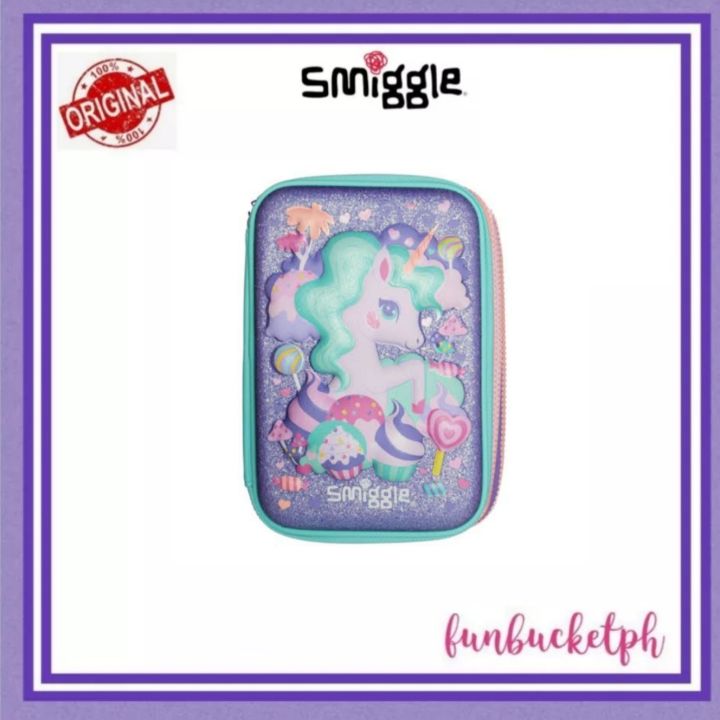 Original Smiggle Triple Up Hardtop Pencil Case