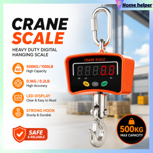500KG Crane Scale Industrial Hook Hanging Weight Digital LCD Display