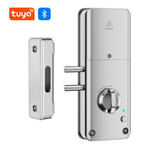 Smart Tuya App IC card Lock For Wooden Door Bluetooth Lock Electronic Door Lock No Drill Indoor Concealed Installation 13.56Mhz
