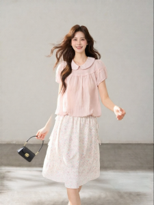 HTMEME | Dolly Collar Sweetness Youth Enhancing Lace Puff Sleeve Summer Shirt