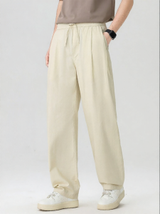ROMON | Cotton Trendy Loose Straight Summer Casual Pants