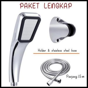 modern  Set Shower  Hole + Selang + Braket (KIM) Paket 300
