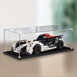 Acrylic Display Case Storage Box Dust Cover for Lego 42137 Porsche Formula One Racing Car Figure Storage Box Protector