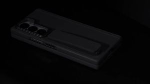 szhaiyu | Wristband Holder PC Case For iPhone 18 Fold iPhone Duo With Hidden Kickstand Hinge Protection Screen Glass Flim Cover Fundas