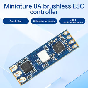 Aideepen | 2S-3S DC5V-16V 8A RC Model Brushless ESC Controller PWM Motor Driver Board DL03 Compatible with 1104 1106 1306 Brushless Motor