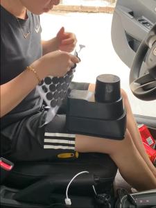 Hộp Đựng Đồ Trung Tâm Bằng Da/nhựa ABS Cho Xe Nissan Tiida Phụ Kiện Nội Thất Dành Cho Sylphy Versa C11 Latio - Bệ Tỳ Tay Trung Tâm