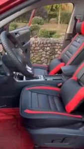 FORD exclusive 5-seat leather+ice silk car seat cover fully enclosed cushion protection cover car interior accessories for Ford Fiesta EcoSport Focus Escape Ranger Everest etc