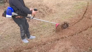 ใบขุดร่องวางท่อPVC ขนาด 2.5นิ้ว เหล็กใบมีดหนา 3มิล 12ใบขุด ใช้กับหัวเกียร์ 28มิล 9ฟัน เครื่องตัดหญ้า ขุดร่อง พรวนดิน