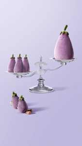 Jellycat Amuseables Aubergine 16cm 40cm Cute Eggplant Doll Dual Size Plush Toy Collection