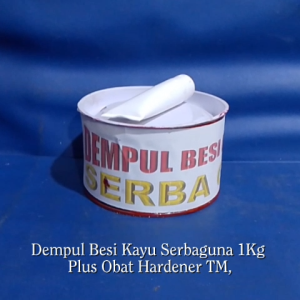 Dempul Besi Kayu Serbaguna 1Kg 1Kilo Plus Obat Hardener TM