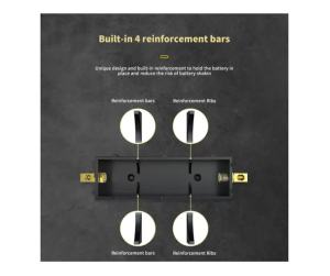 Hộp Đựng Pin Lithium 21700 18650 Không Cần Hàn Có Thể Ghép Nối Tự Chế - Hộp Đựng Dụng Cụ Quản Lý Pin