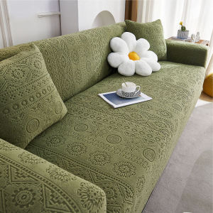 Jacquard Velvet Elastic Sofa Cover Universal Full Package Couch Cover Living Room Sofa Slipcovers Anti Cat scratching