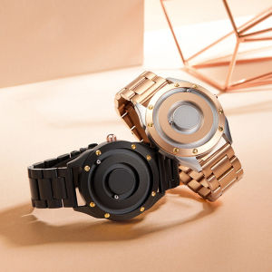 E025 Original Pilot Magnetic Metal Multifunctional Mens Fashion Sports Simple Waterproof Quartz Watch Stainless Steel Strap