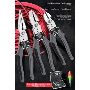 Electrician Multipurpose Labor-Saving Industrial Plier 9 Inch