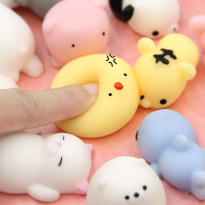 10Pcs Small Cute Animal Dumpling Pinch Music Toys Ball Children Adult Decompression Tricky Vent 团子捏捏乐