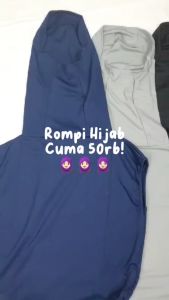 Oppa Style Shop Rompi Olahraga Vest Luaran Hijab Sport Lari Senam Sepeda Modest Wear