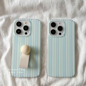 Minimalist Cold Tone Stripe Phone Case for Xiaomi 17/15SPro/14 Redmi Note15Pro+/13 Women 12 New Model K80/K70 Turbo4 Silicone Protective Cover