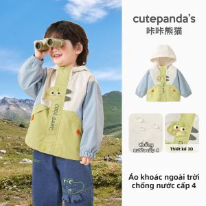 CUTEPANDAS | Áo Hoodie Dày Cho Trẻ Em Chống Thấm Nước