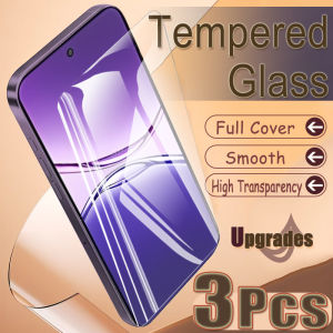 3PCS Case Friendly Fingerprint-Unlock Screen Protectors for Oppo F29 F 29 Tempered Glass Transparent Clear Anti Scratch HD Film