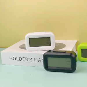 Jam Meja Digital Multifungsi dengan Sensor Suhu dan Lampu LED Tahan Cahaya - Desain Skandinavia