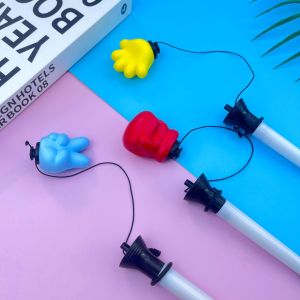 Fun Stress Reliever Pen Ballistic Elastic Ball Pen Playable Toy Pen for Students Office Workers And Business Professionals