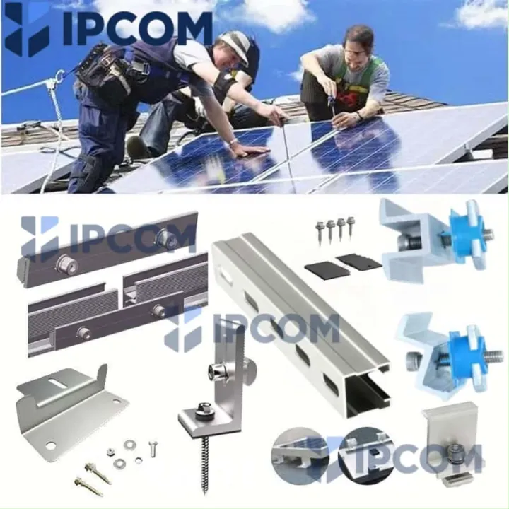 Solar Panel Mounting Accessory for L Foot Mid Clamp End Clamp Aluminum Rail Splice for solar install | Lazada PH