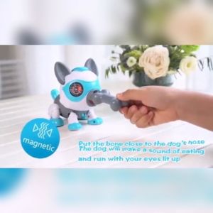 DIY electronic dog sound control intelligent magic pet dog multi-function Touch model induction girls boys toy
