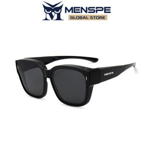 MENSPE Sunglasses Over Glasses Sunglasses Foldable Myopia Glasses Cover TAC Polarized Sunglasses  Folding Fit Over Glasses Men Women UV400 Wear Over Glasses Anti-Glare Cover Over Sun Glasses for Outdoor Travel Driving
