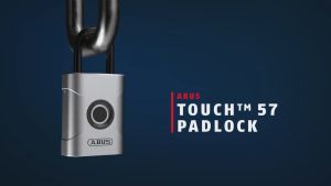 Abus Touch 57/50 Weatherproof Fingerprint Padlock