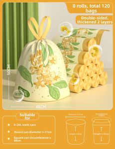 ReeDoon | Osmanthus Scented Heavy Duty Handheld Kitchen Garbage Bags
