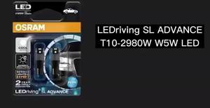 Osram | 2/10pcs OSRAM T10 W5W LED Bulbs Signal Lamps 6000K White Turn Interior Reading Lights Auto Bulbs Plug&Play 12V LEDriving Advance