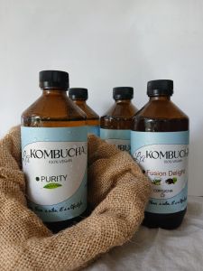 TRIO La Kombucha~FIREBALL Weight loss PURITY Vit C & KOFFUCHA coffee & Kombucha 3 bottles 250ml each ●BerryNice~Strawberries grapes Rosemary ●Fireball~turmeric lime mint