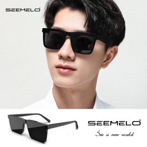 SEEMELO Men Sunglasses TAC Polarized Sunglasses Driving Glasses Outdoor Sports Glasses UV400 Lightweight Eyewear Clean Vision Sunglasses Cycling Riding Running Glasses