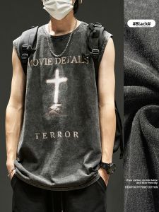 SZON | Retro Style Mens Sleeveless T-Shirt
