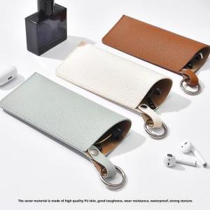 PU Leather Glasses Bag Portable Sunglasses Reading Eyeglasses Protective Cover Glasses Case Box Pouch Hanging Eyewear Case