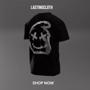 LASTING T-SHIRT FB LINE ART BLACK