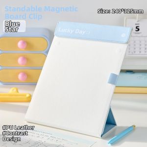 SANNIANERBAN | Standing Magnetic Leather Writing Pad A4