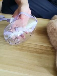 Rọ mõm Mèo chống cắn liếm bằng nhựa PC - Love pets shop