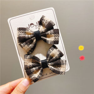 เครื่องประดับผมเด็ก Polka Dot น่ารัก กิ๊บติดผมปมผีเสื้อเจ้าหญิงเครื่องประดับผมด้านข้างสาวคลิปหน้าม้าหน้าม้า