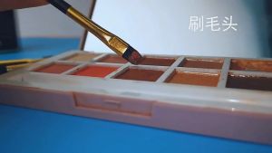Double-ended Sponge Brush For Eye Shadow Beauty Lip Eyebrow Eyeliner Double-sided ®️ 双头多用途海绵眼影刷 美唇眉眼线刷