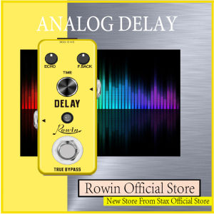 Rowin LEF-314 Guitar Delay Pedal Analog Delay Guitar Effect Pedal Switching Fully Vintage Delay True Bypass