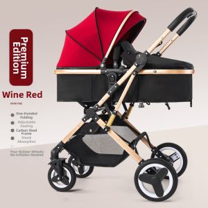 WEIJIA | Multi-Position Foldable Shock-Absorbing Stroller with High View