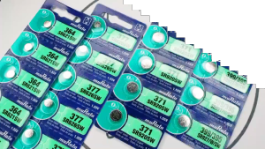 (ตัดแบ่ง 1ก้อน) ถ่านกระดุม Sony / Murata SR621SWSR626SWSR920SWSR927SW Silver 1.55V made in Japan