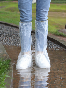 KEKESHANGJIA | Waterproof Anti-slip Transparent Childrens Rain Shoes  Plastic Thickened Durable