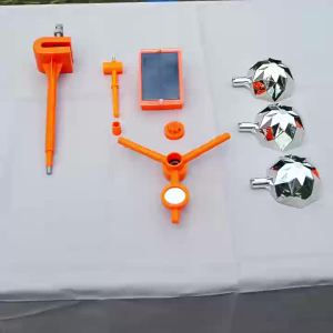 Solar reflection ultrasonic bird repellent device wind 360 degree rotating garden vegetable field bird repellent device