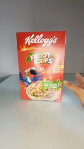 Combo 2 hộp ngũ cốc ăn sáng Kellogg Froot Loops trái cây dinh dưỡng cao cấp 285gr NK Thái Lan - ÂU CHÂU SHOP