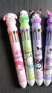 PULPEN 10 WARNA SANRIO | PULPEN LUCU | PEN WARNA WARNI | PERALATAN TULIS | ALAT TULIS KANTOR | ALAT TULIS SEKOLAH | KUROMI | MELODY | CINAMORROL | POMPOMPURIN | UNICORN | MSS