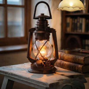 Pantasy | Intelligent Building Kit Vintage Kerosene Lamp Decorative Item
