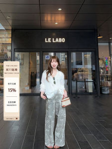 TMH STUDIO Casual Floral Print A-Line Mini Skirt Straight Leg Pants Womens 100% Cotton Comfortable Fit Summer Collection