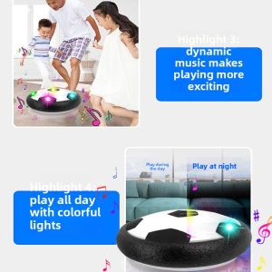 JIFANPAUL | Interactive Music & Light Floating Soccer Ball for Boys and Girls Indoor Sensory Training